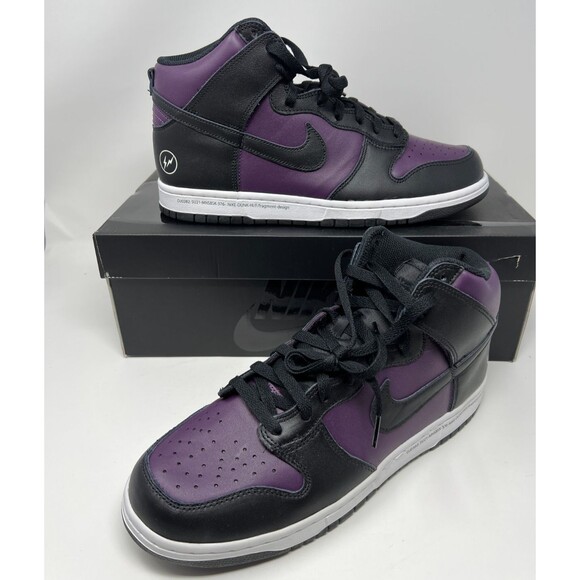 Size 11 - Nike Fragment Design x Dunk High Beijing DJ0382-600 OG Retro 2021 - Picture 1 of 7